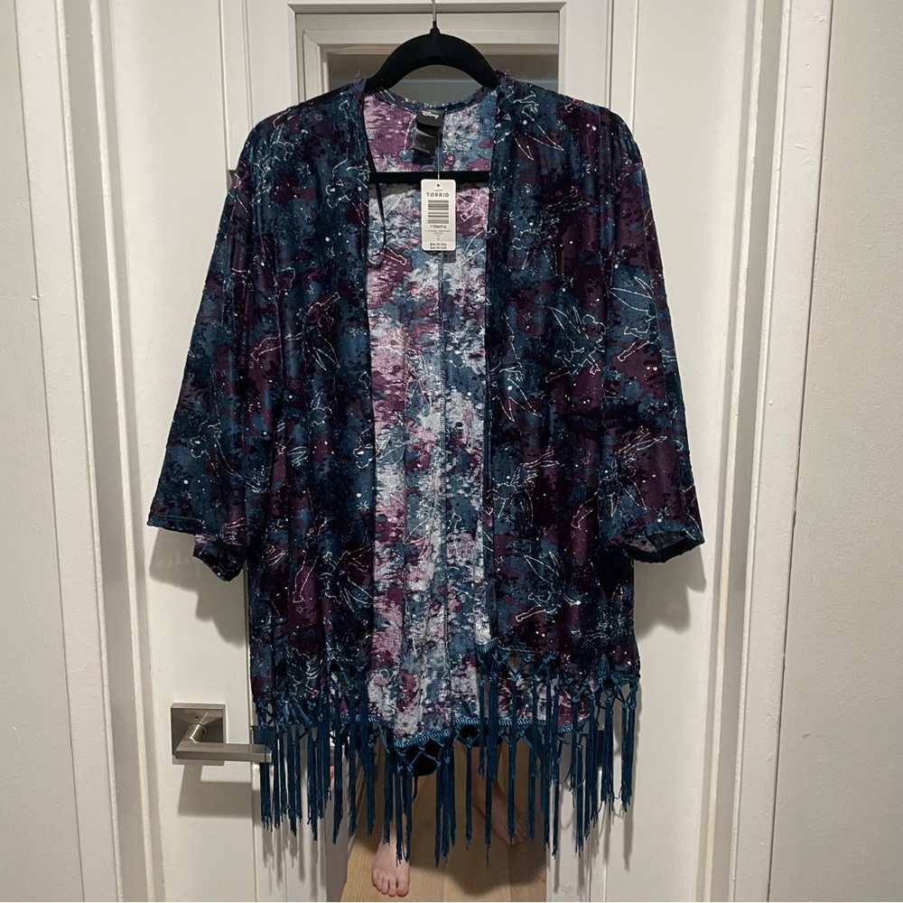 Disney Tinkerbell fringe kimono